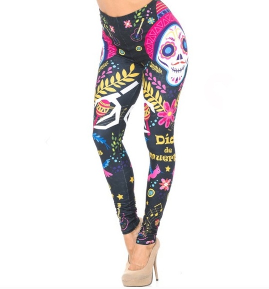 Pants - Day of the Dead Plus Size One Size👻